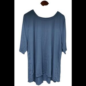 Comfort Code Women's Knit Top Blue - Regular